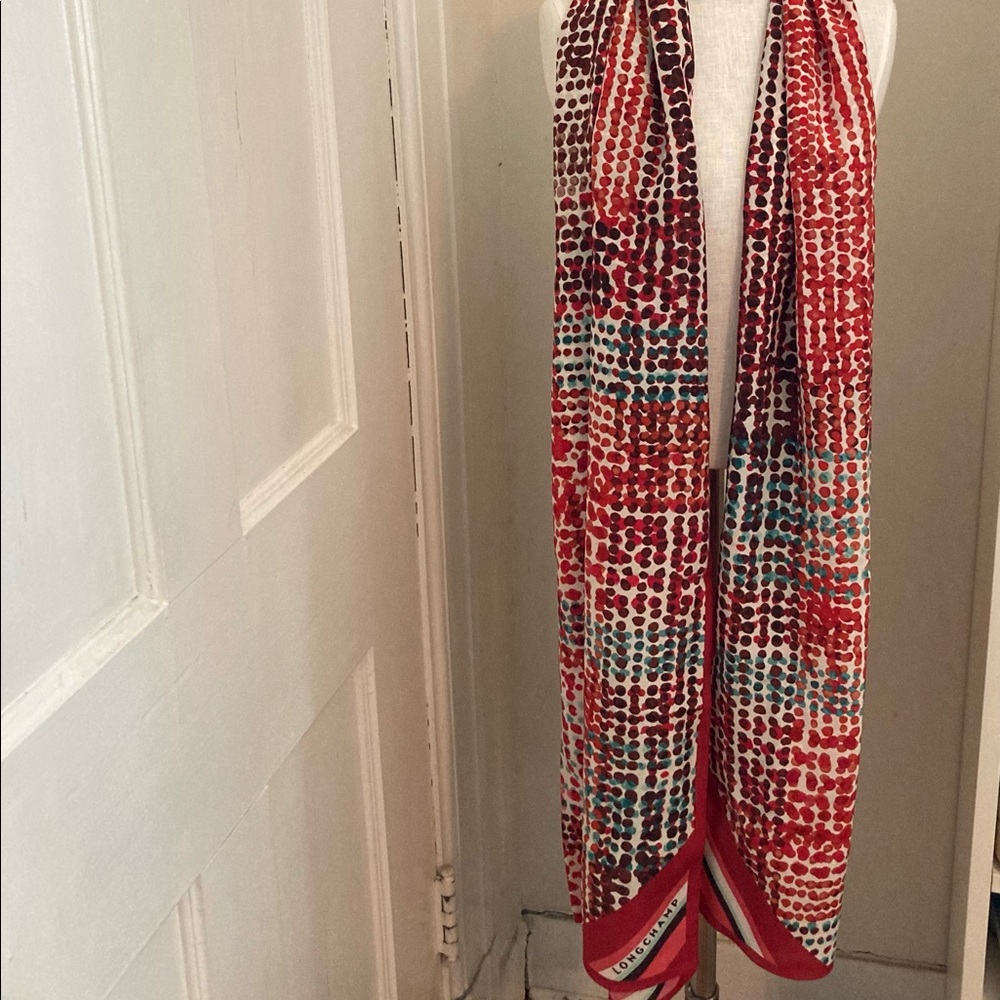 Mint condition Longchamp scarf